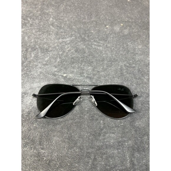 Ray-Ban AVIATOR Black Large Dark Lens Sunglasses Designer RB3026 62 14 135 - Picture 8 of 8